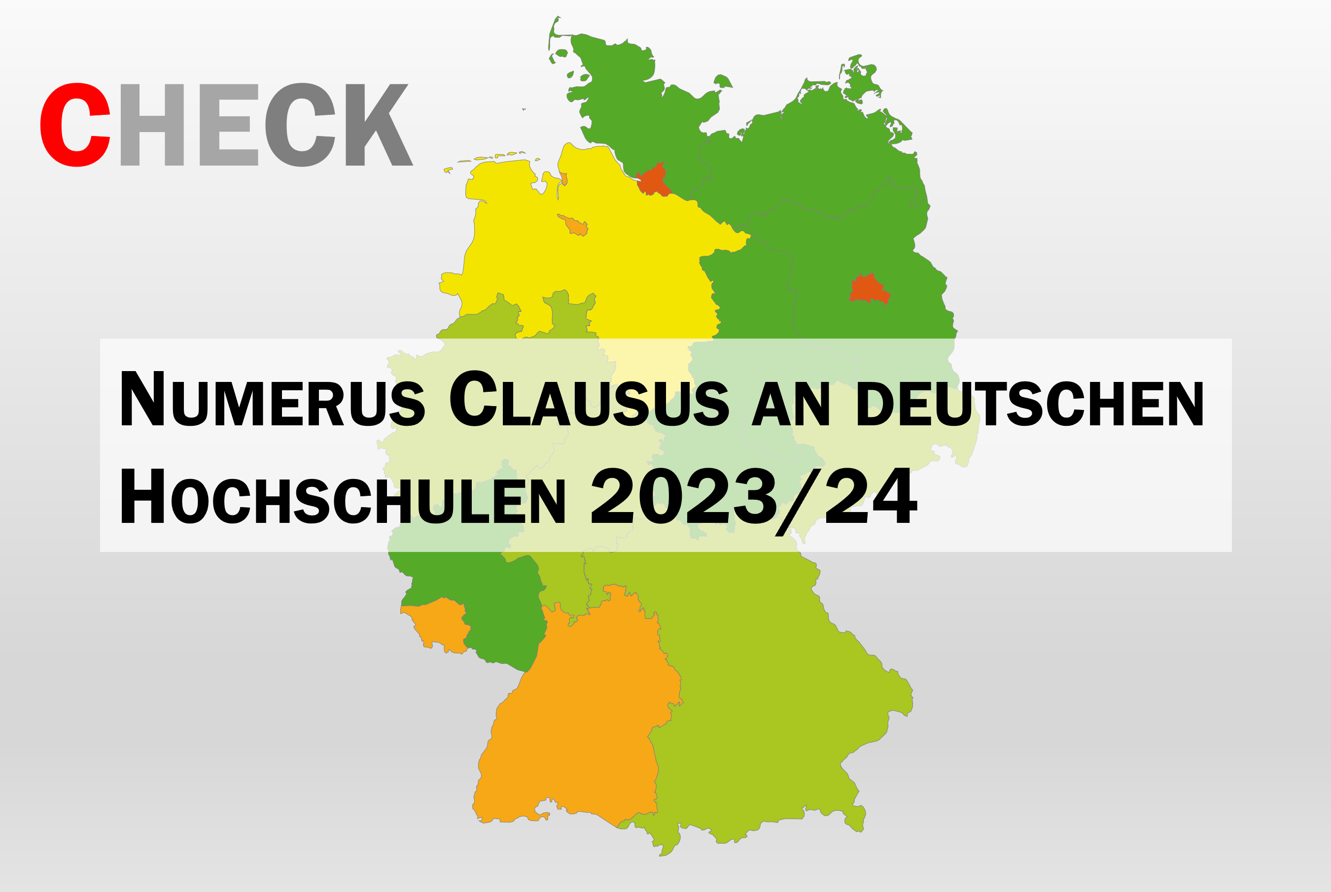 Wintersemester 2023/24: Hamburg mit der höchsten NC-Quote in Deutschland